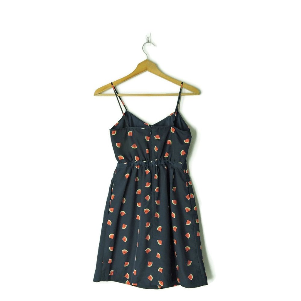 J Crew cute watermelon printed seaside cami dress - Picture 3 of 11